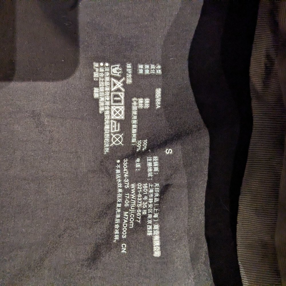 Black Uniqlo Shell Jacket - Picture 3 of 4